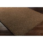 Surya Bliss Shag Brown Rug 5'3" X 7'