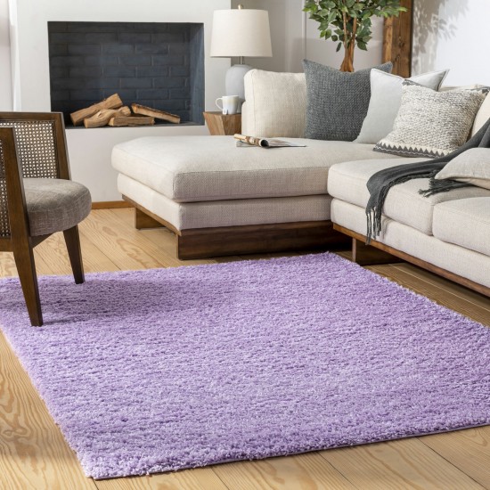 Surya Bliss Shag Lilac Rug 2' X 3'