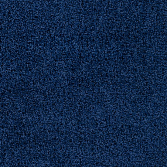 Surya Bliss Shag Dark Blue Rug 2'6" X 8'