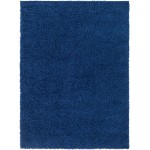 Surya Bliss Shag Dark Blue Rug 8'10" X 12'