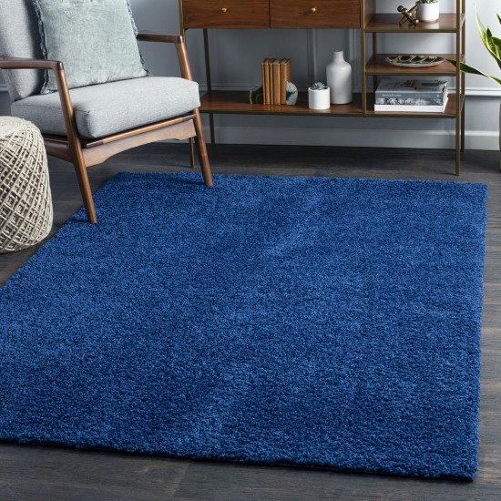 Surya Bliss Shag Dark Blue Rug 8'10" X 12'