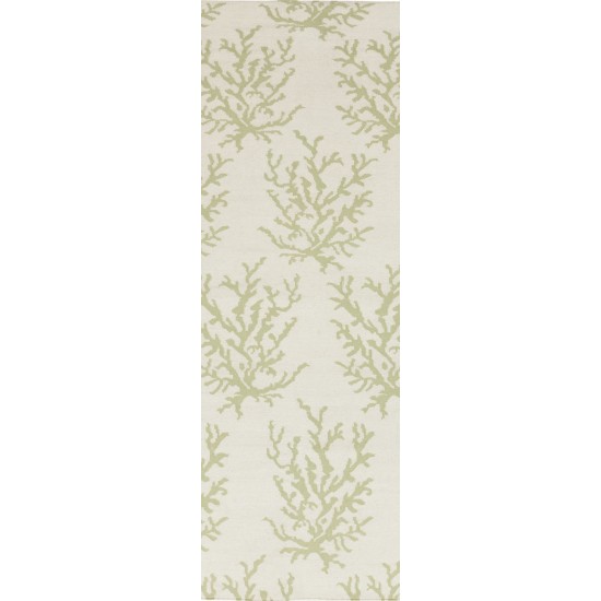 Surya Boardwalk Bdw-4008 Light Green Rug 2'6" X 8'