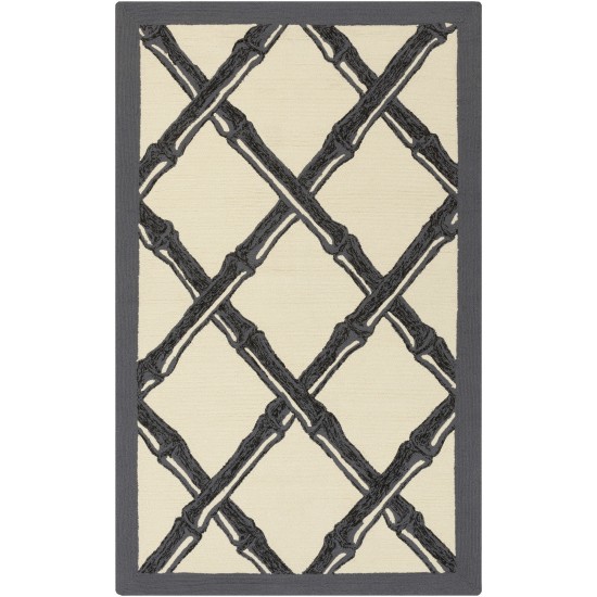 Surya Bondi Beach Charcoal Rug 9' X 12'