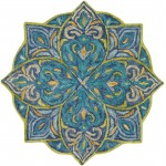 Surya Bonifate Pale Blue Rug 5' Round