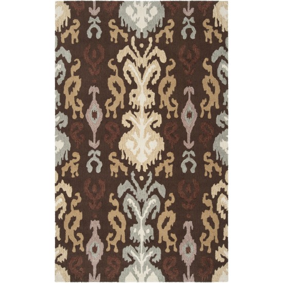 Surya Brentwood Dark Brown Rug 5' X 8'