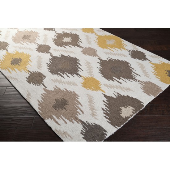 Surya Brentwood Mustard Rug 4' Round