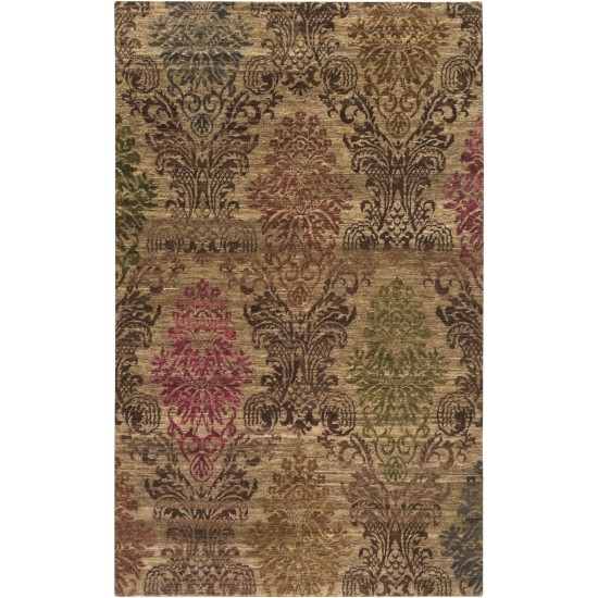 Surya Brocade Brc-1000 Dark Brown Rug 2' X 3'