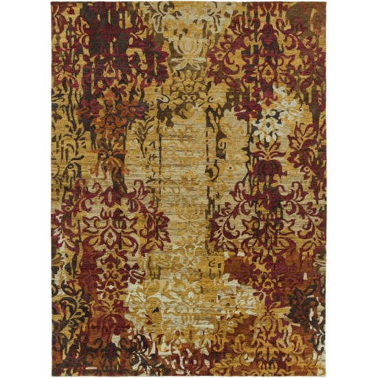 Surya Brocade Tan Rug 8' X 11'