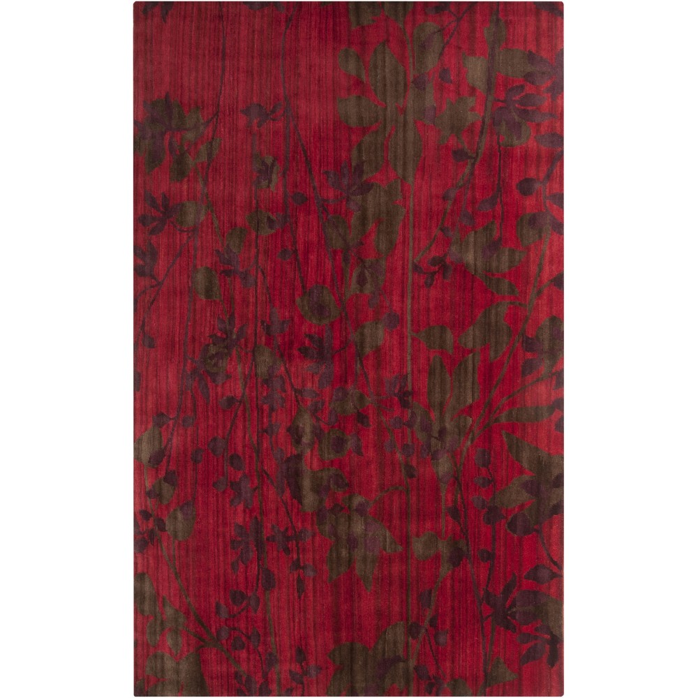 Surya Brocade Red Rug 8' X 11'