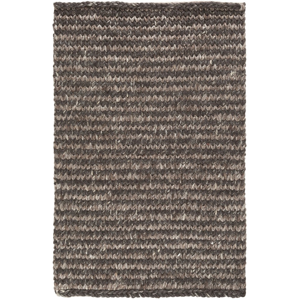 Surya Cable Dark Brown Rug 2' X 3'