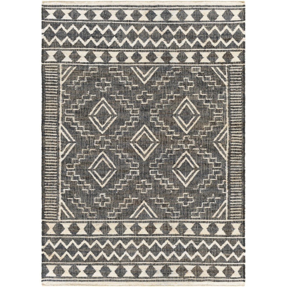 Surya Cadence Cec-2300 Black Rug 2' X 3' Surya Cadence Cec-2300 Black Rug 2' X 3'