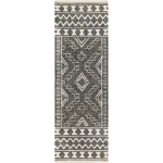 Surya Cadence Black Rug 2'6" X 8'