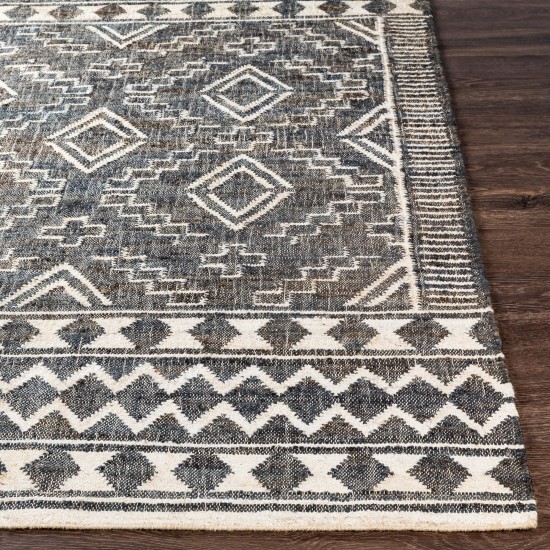 Surya Cadence Black Rug 2'6" X 8'