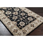 Surya Caesar Black Rug 6' X 9' Oval