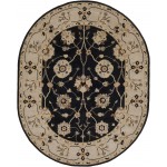Surya Caesar Black Rug 8' X 10' Oval