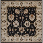 Surya Caesar Black Rug 9'9" Square