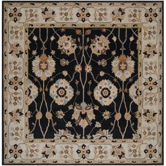 Surya Caesar Black Rug 9'9" Square