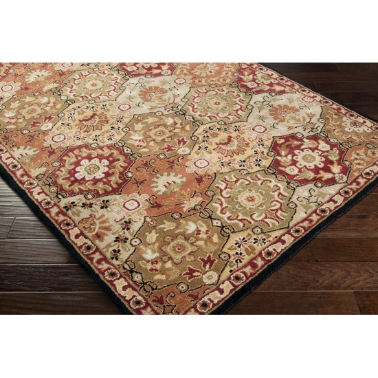Surya Caesar Cae-1034 Brick Red Rug 9'9" Square