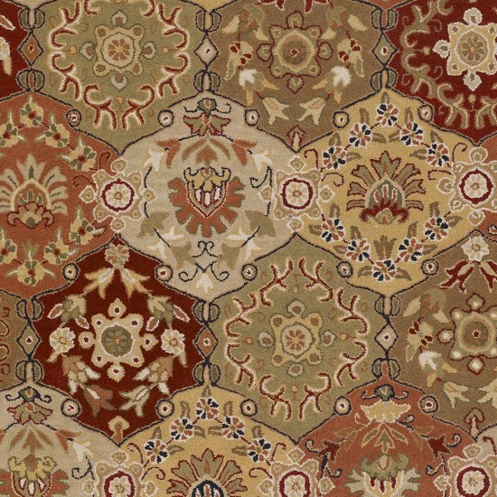 Surya Caesar Cae-1034 Brick Red Rug 9'9" Square