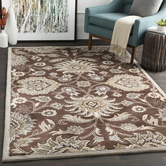 Surya Caesar Dark Brown Rug 10' X 14'