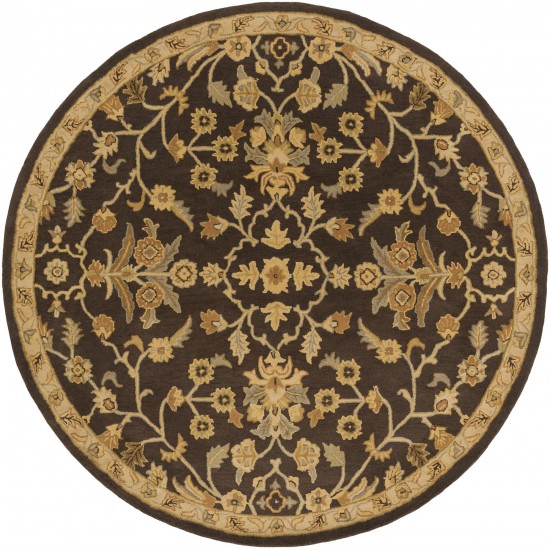 Surya Caesar Black Rug 8' Round