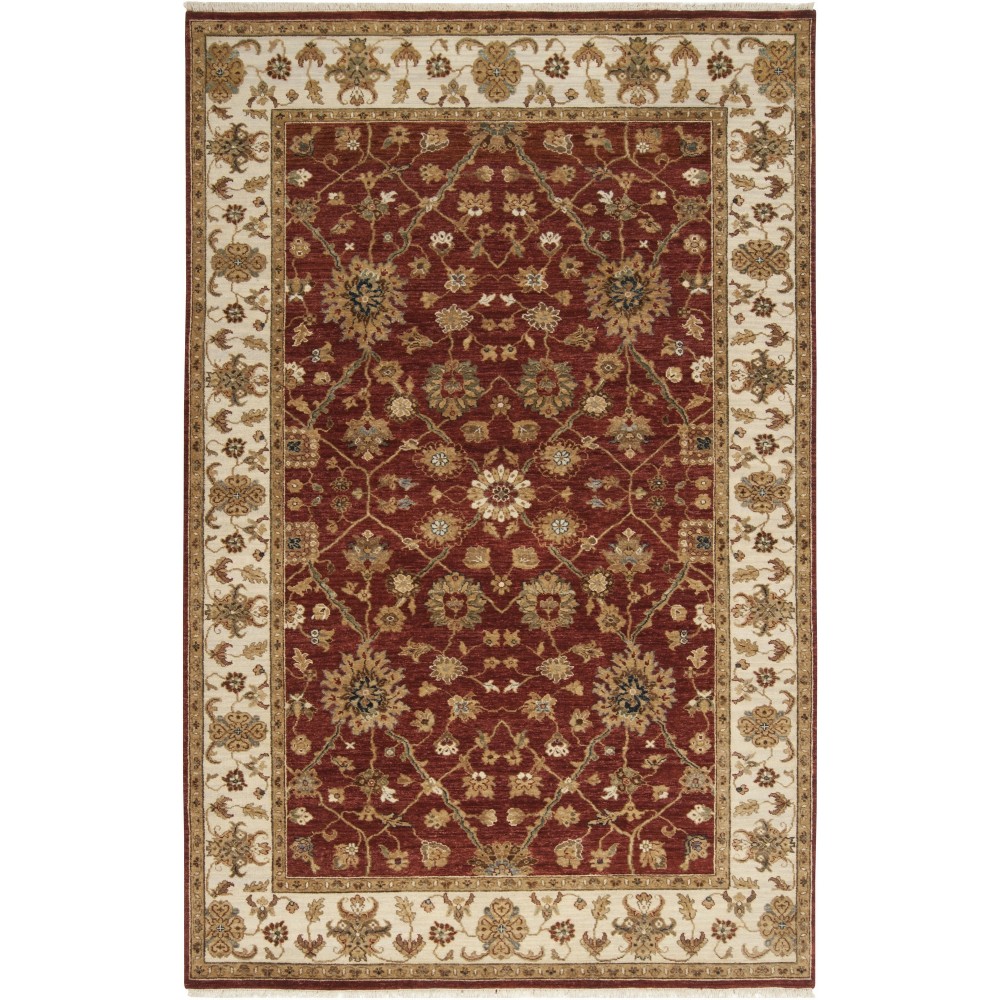 Surya Cambridge Burgundy Rug 2' X 3' Surya Cambridge Burgundy Rug 2' X 3'