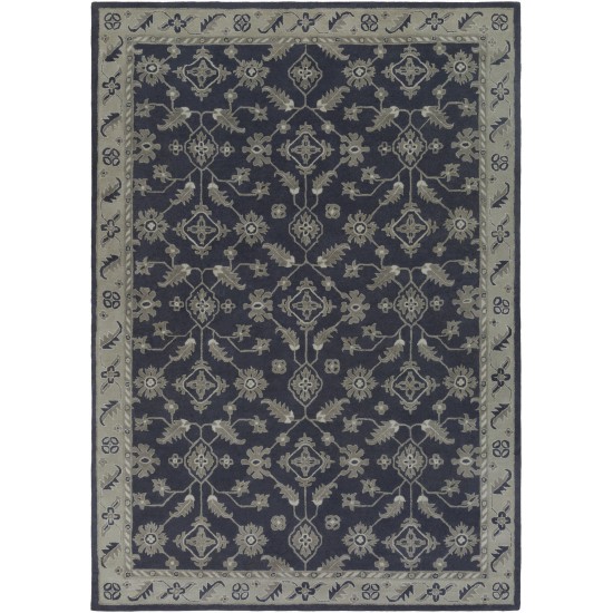 Surya Castello Cll-1000 Ink Blue Rug 9' X 13'