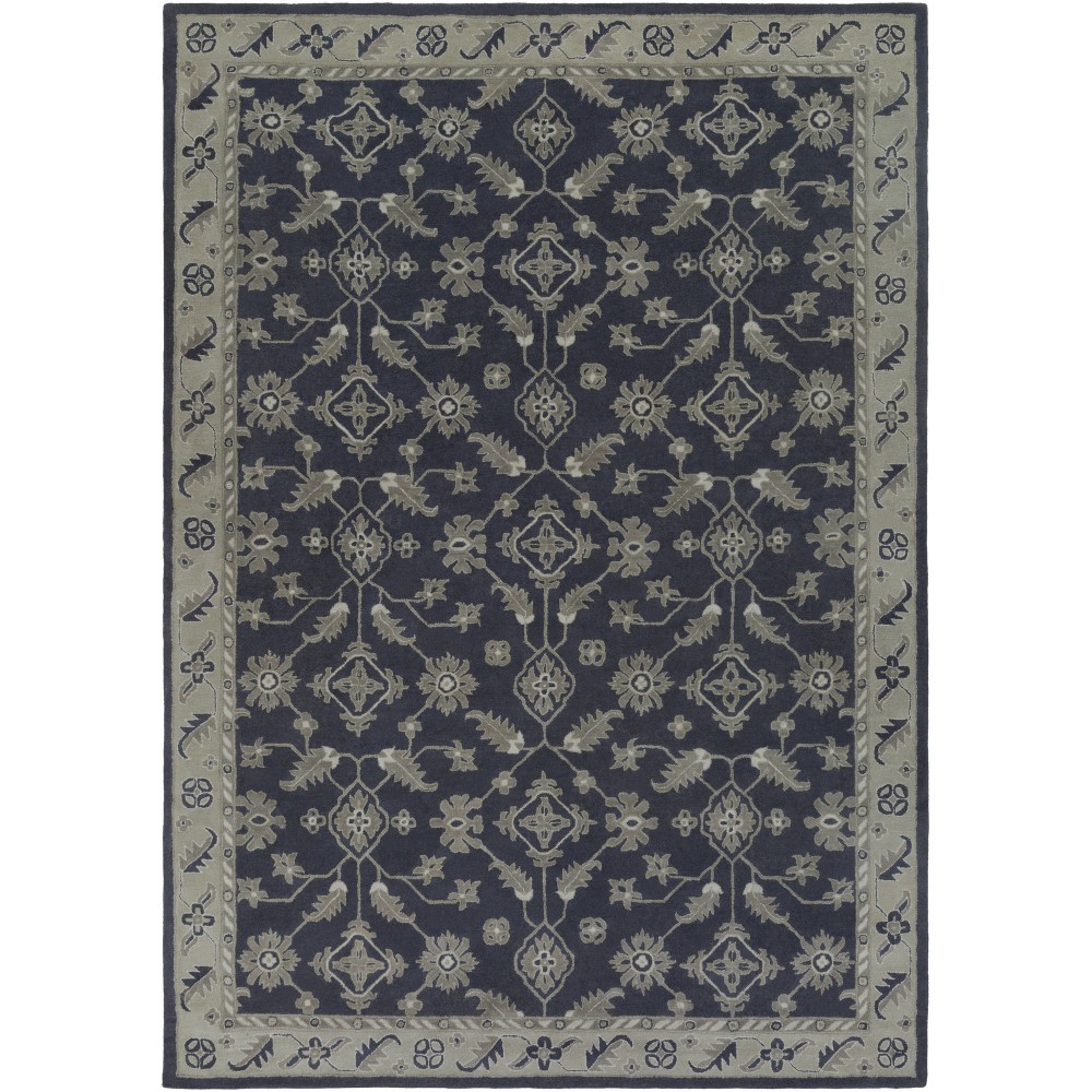 Surya Castello Cll-1000 Ink Blue Rug 9' X 13'