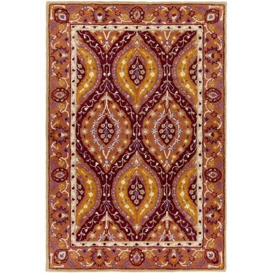 Surya Castello Burgundy Rug 9' X 13'