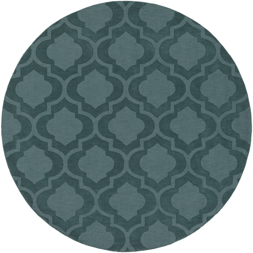 Surya Central Park Medium Green Rug 7'9" Round