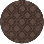 Surya Central Park Awhp-4014 Dark Brown Rug 7'9" Round