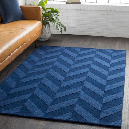 Surya Central Park Dark Blue Rug 2'3" X 14'