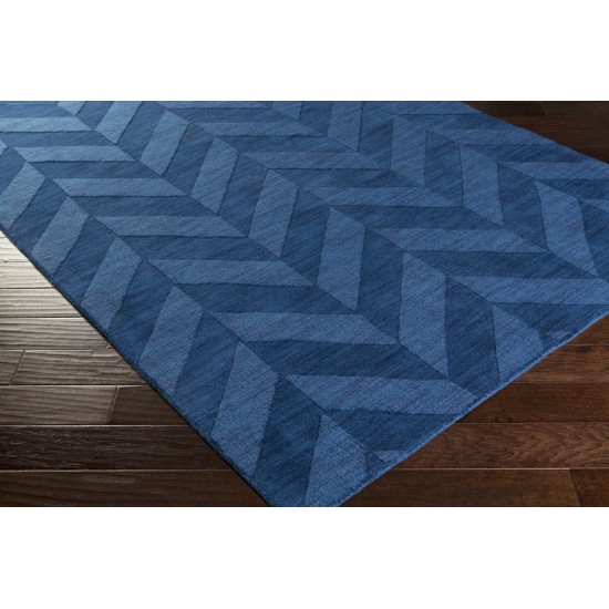 Surya Central Park Dark Blue Rug 2'3" X 8'