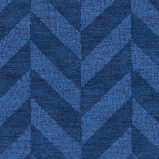 Surya Central Park Dark Blue Rug 9'9" Round