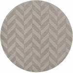 Surya Central Park Charcoal Rug 9\'9" Round