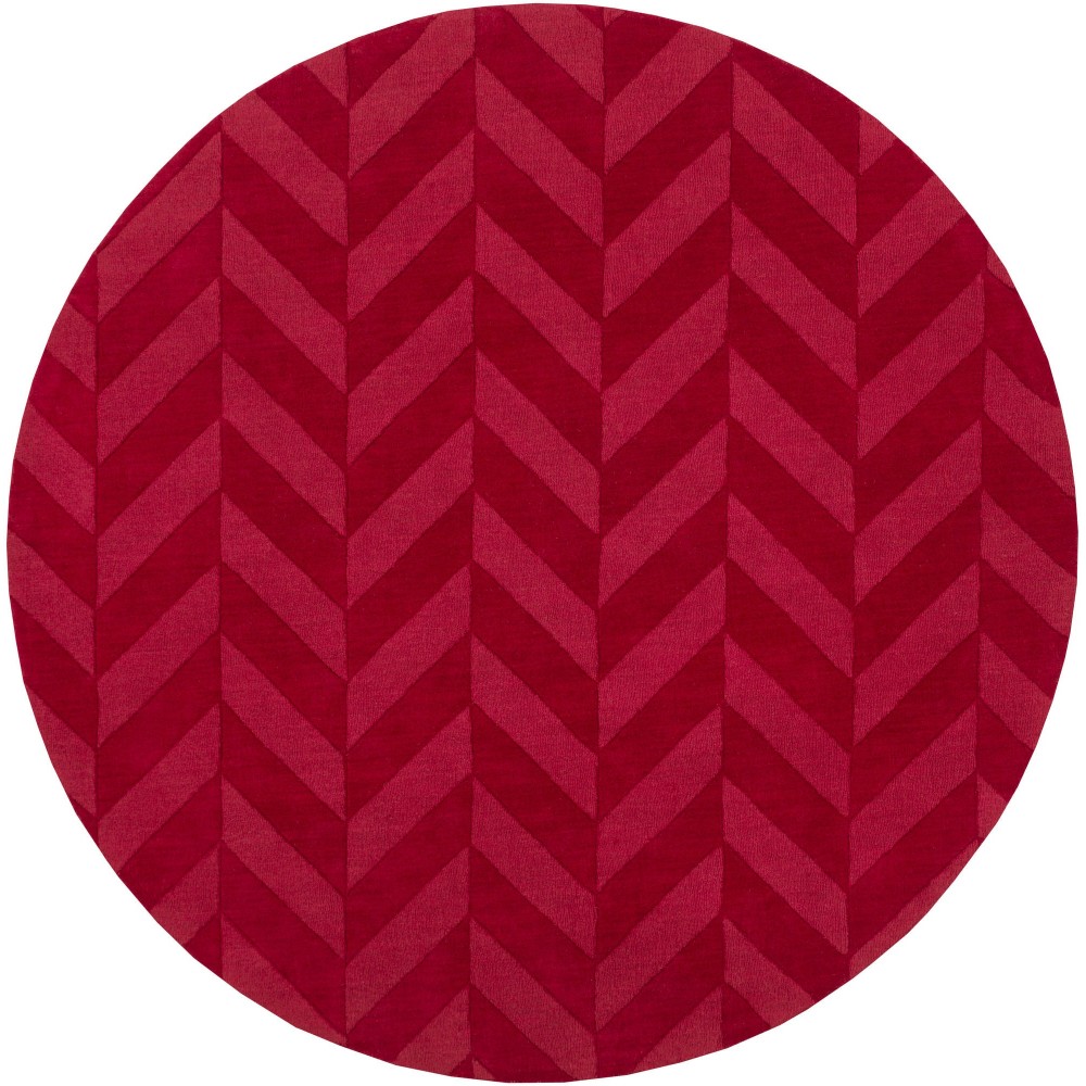 Surya Central Park Awhp-4026 Red Rug 6' Round