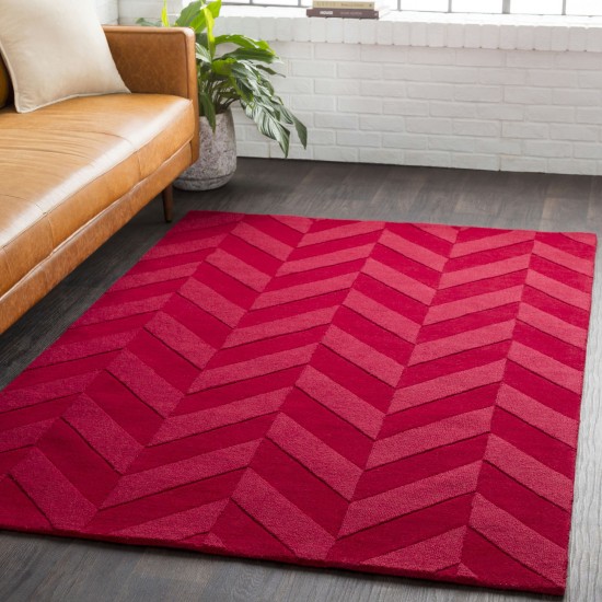 Surya Central Park Awhp-4026 Red Rug 6' Round