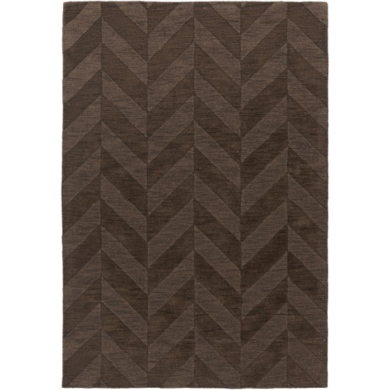 Surya Central Park Dark Brown Rug 5' X 7'6"