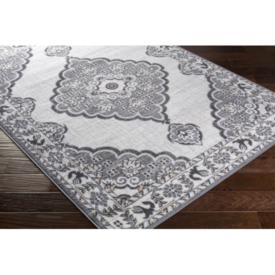 Surya Cesar Ceg-2307 Charcoal Rug 5'3" X 7'