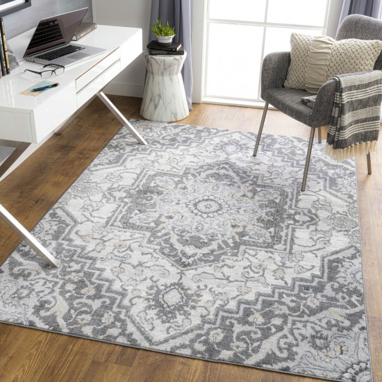 Surya Cesar Ceg-2321 Charcoal Rug 5'3" X 7'