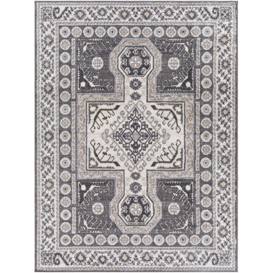 Surya Cesar Ceg-2345 Charcoal Rug 6'7" X 9'