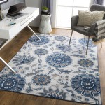 Surya Cesar Ceg-2360 Blue Rug 5'3" X 7'