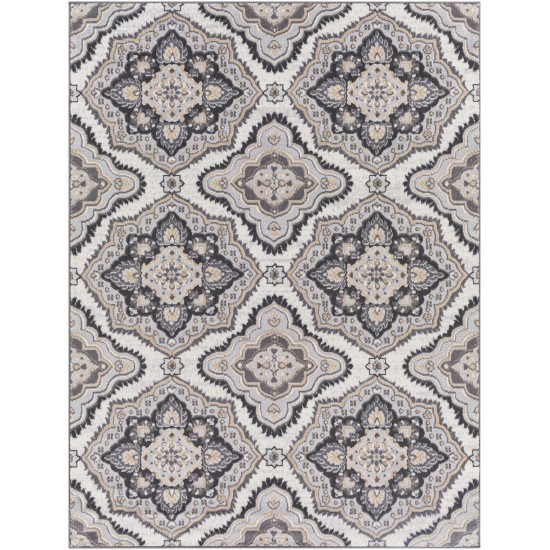 Surya Cesar Light Gray Rug 5'3" X 7'