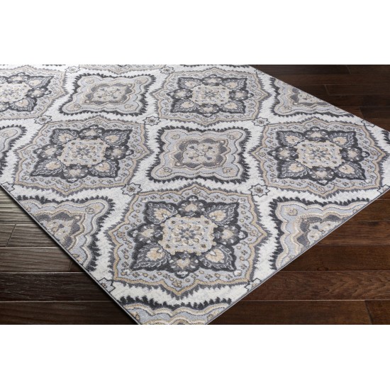 Surya Cesar Light Gray Rug 5'3" X 7'