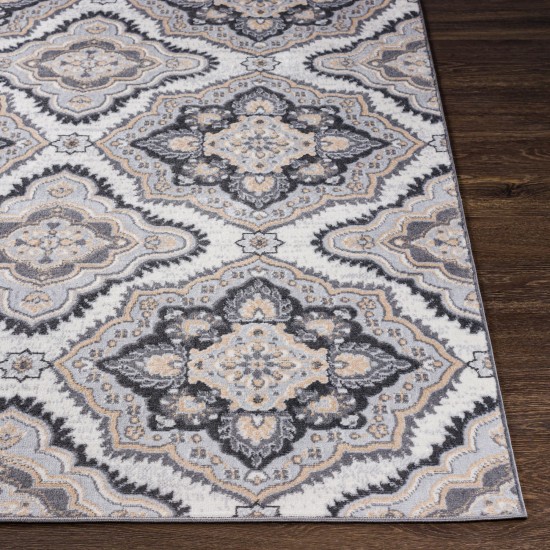 Surya Cesar Light Gray Rug 5'3" X 7'