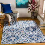 Surya Cesar Ceg-2362 Dark Blue Rug 5'3" X 7'