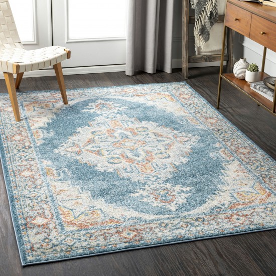 Surya Chester Teal Rug 5'3" X 7'3"