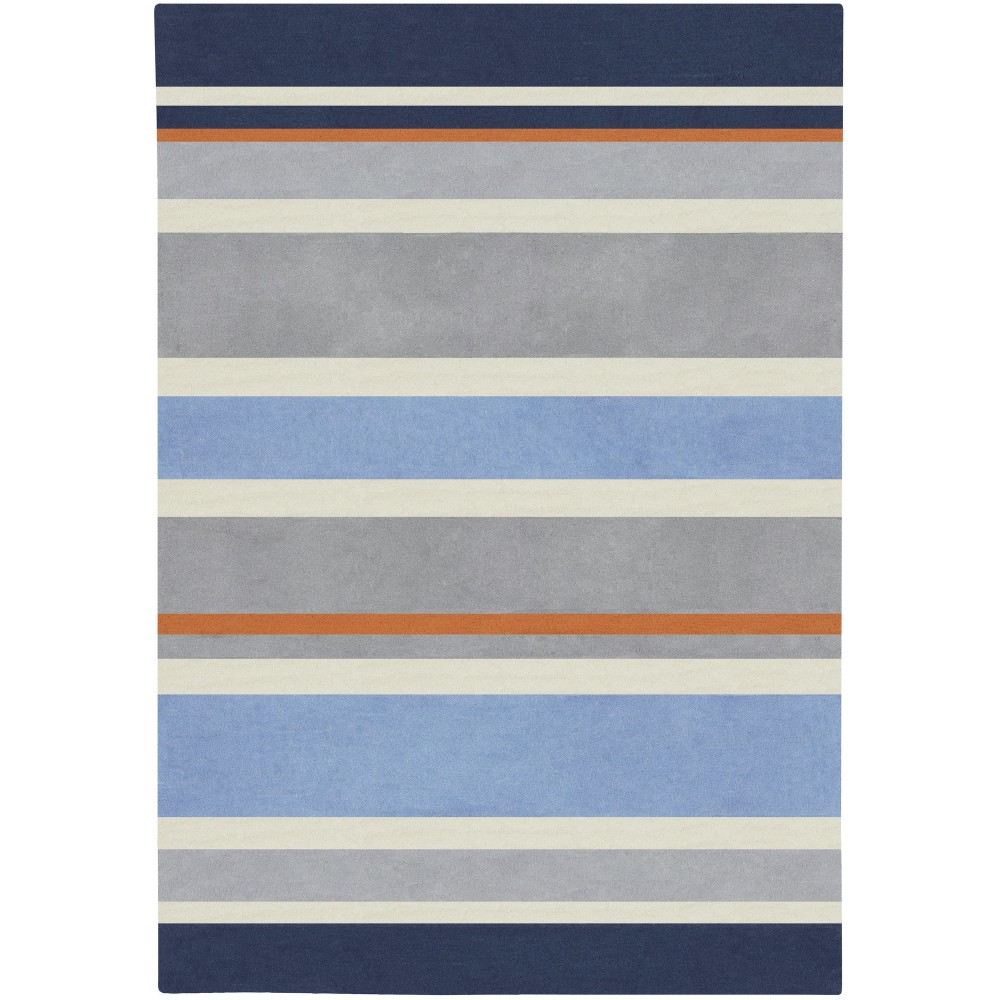 Surya Chic Denim Rug 4'10" X 7' Surya Chic Denim Rug 4'10" X 7'