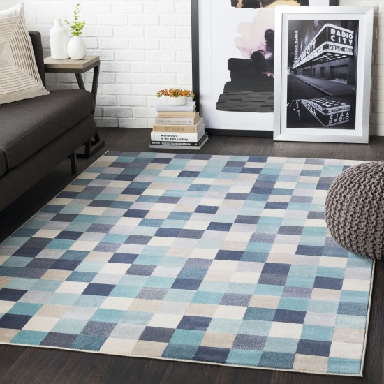 Surya City Cit-2310 Aqua Rug 2' X 3'