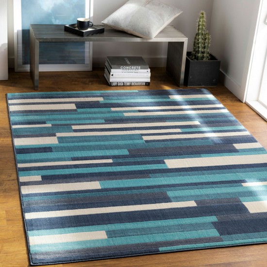 Surya City Cit-2333 Aqua Rug 2' X 3'